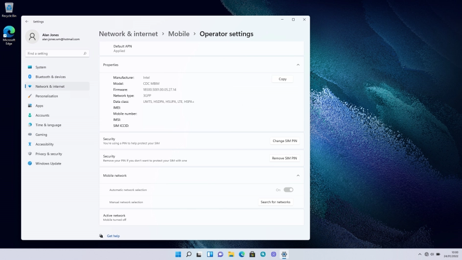 Click the indicator next to 