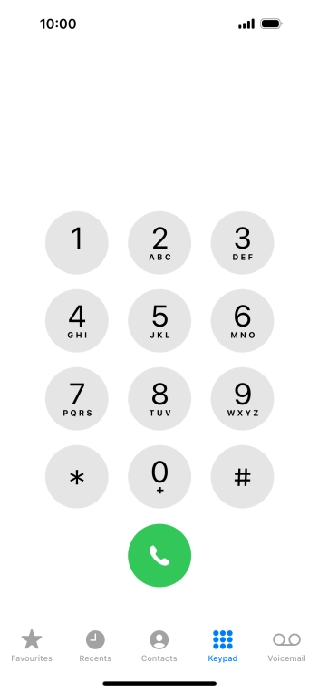 Press Keypad.