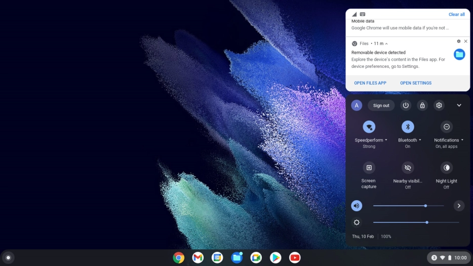 Click the drop down list next to 