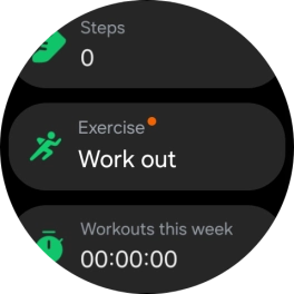 Press Work out.