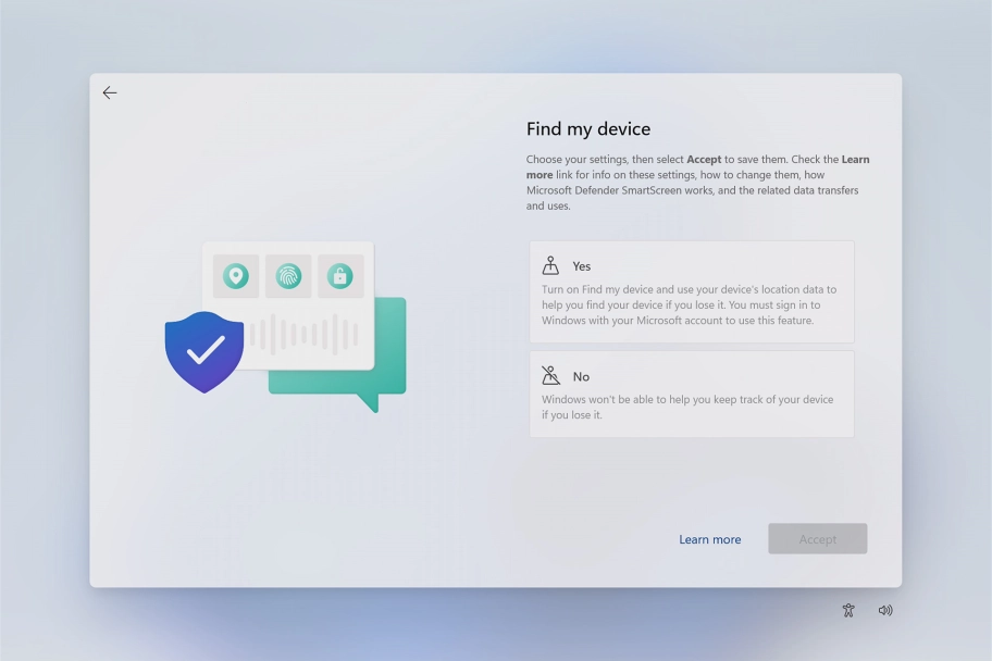 Click the required setting.