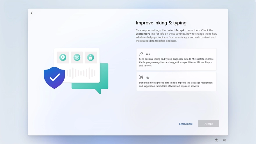 Click the required setting.