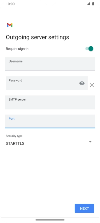 Press the drop down list below 