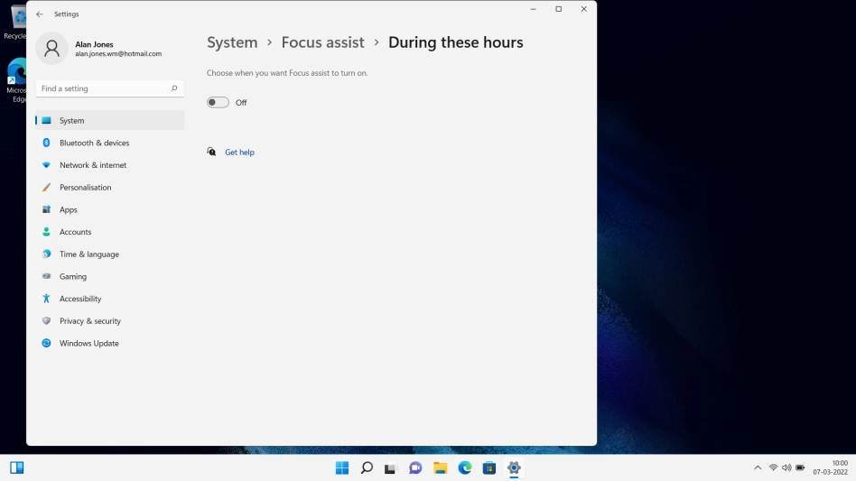 Click the indicator to turn on the function.
