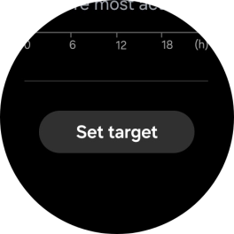 Press Set target.