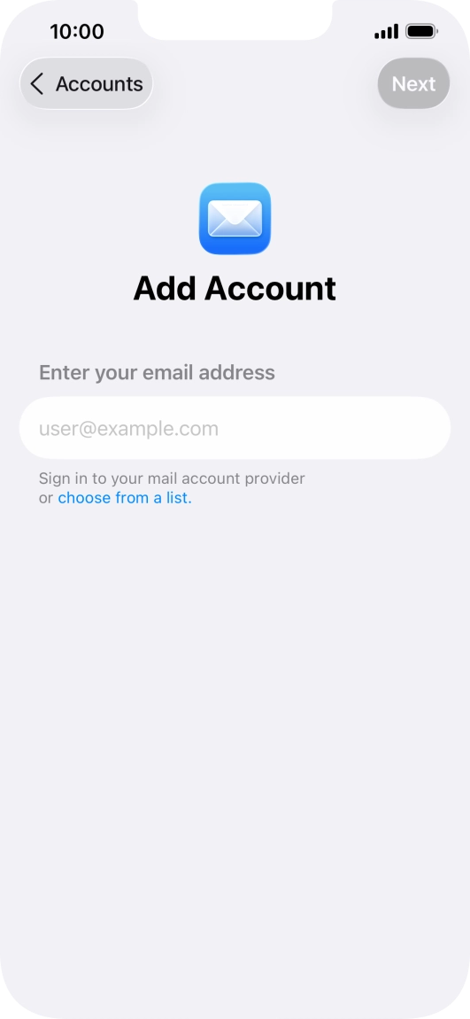 Press the field below 