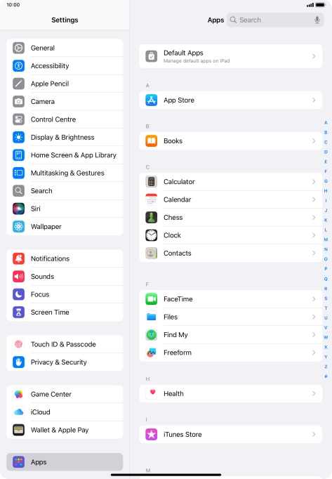 Press App Store.