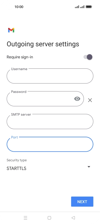 Press the drop down list below 