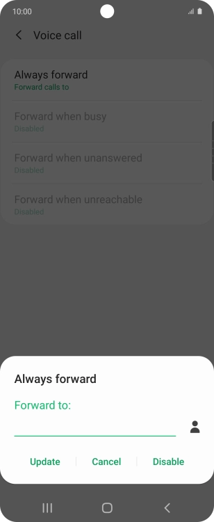 Press Disable.