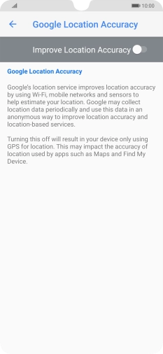 If you press the indicator next to 