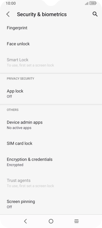 Press SIM card lock.