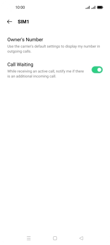 Press Owner's Number.