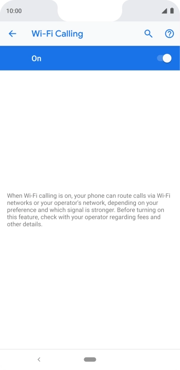 Press the Home key to return to the home screen.