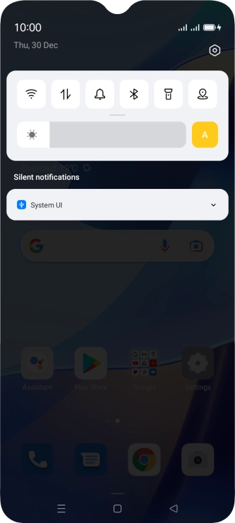 Press System UI.