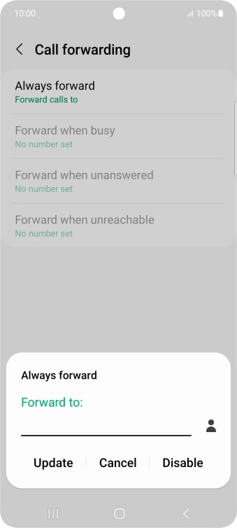 Press Disable.