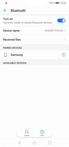 Press the Home key to return to the home screen.
