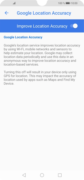 If you press the indicator next to 
