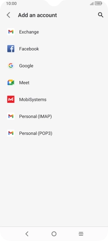 Press Google.