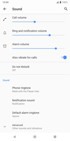 Press the Home key to return to the home screen.