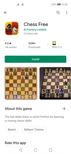 Press the Home key to return to the home screen.