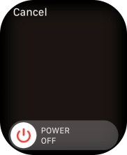 Press and drag the power off icon right.