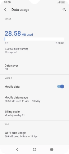 Press Data saver.