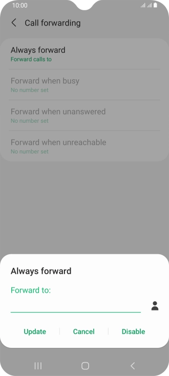 Press Disable.