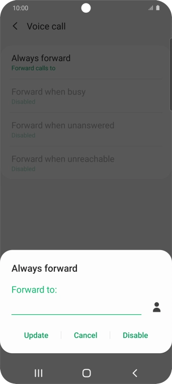 Press Disable.