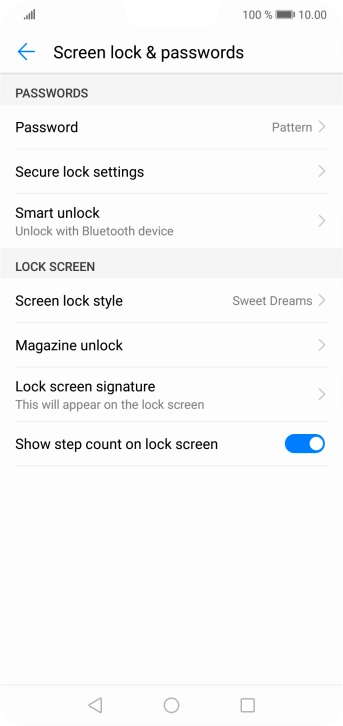 Press Password.