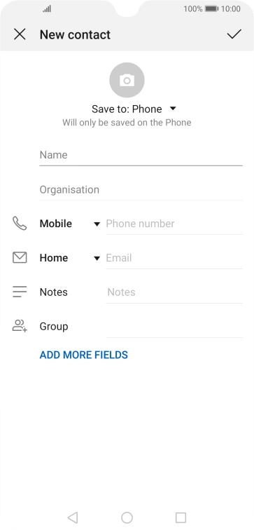Press the address book drop down list.