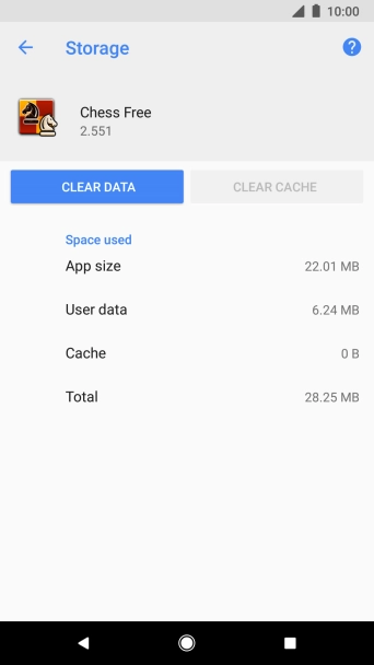 Press the Home key to return to the home screen.
