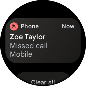 Press the required notification to open it.