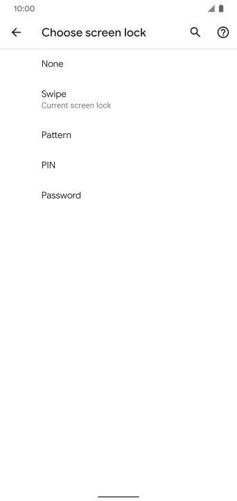 Press Pattern.