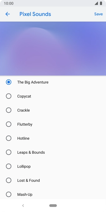 Press the required ring tones to hear them.