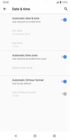 Press the Home key to return to the home screen.