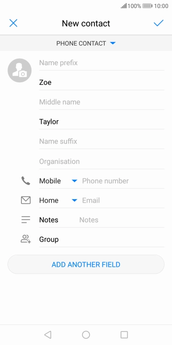 Press Phone number and key in the required phone number.