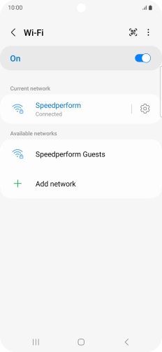 Press the Home key to return to the home screen.