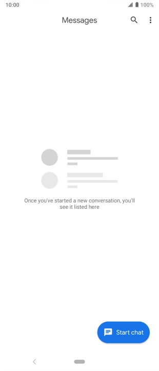 Press Start chat.