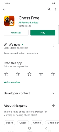 Press the Home key to return to the home screen.