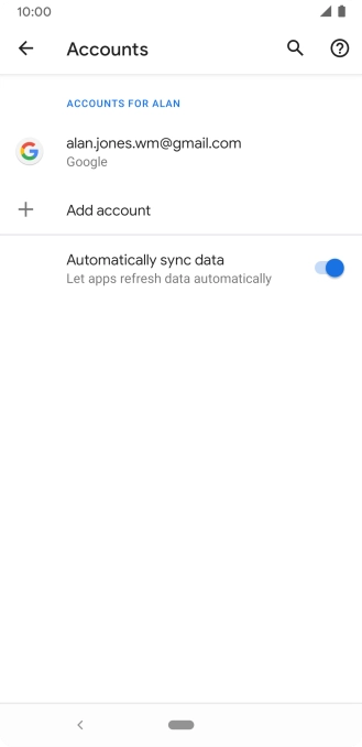 Press the Home key to return to the home screen.