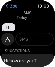 Press SMS.