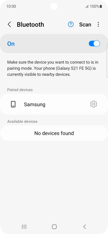 Press the Home key to return to the home screen.