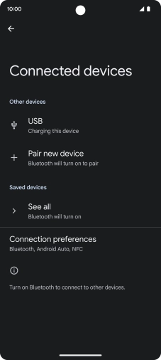 Press Pair new device.