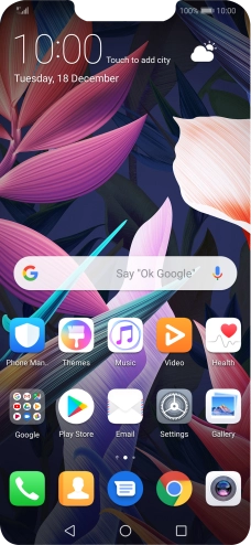 When the battery charging icon is displayed, the battery is charging.