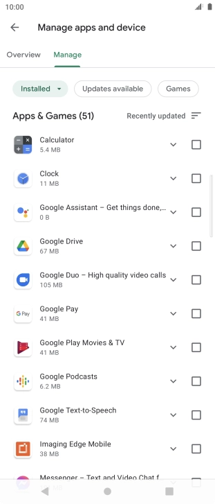 Press the Home key to return to the home screen.
