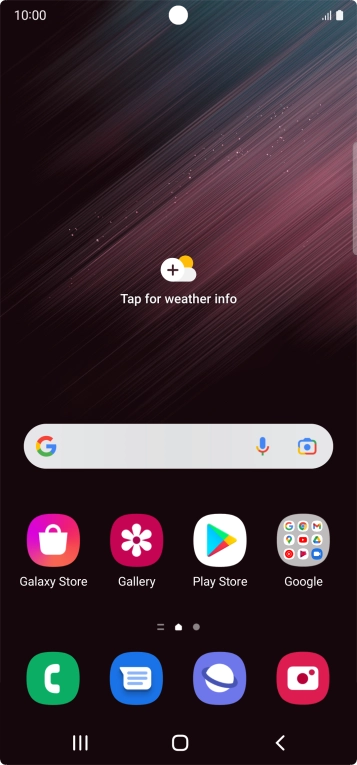 When the phone is turned on, you can always see the battery power level. The larger the coloured section of the battery icon, the more remaining battery power.