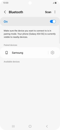 Press the Home key to return to the home screen.