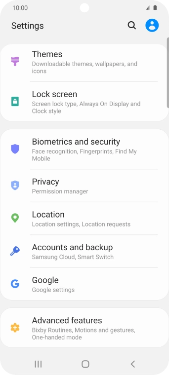 Press Biometrics and security.