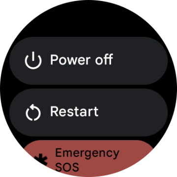 Press Power off.
