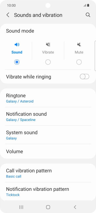 Press Ringtone.